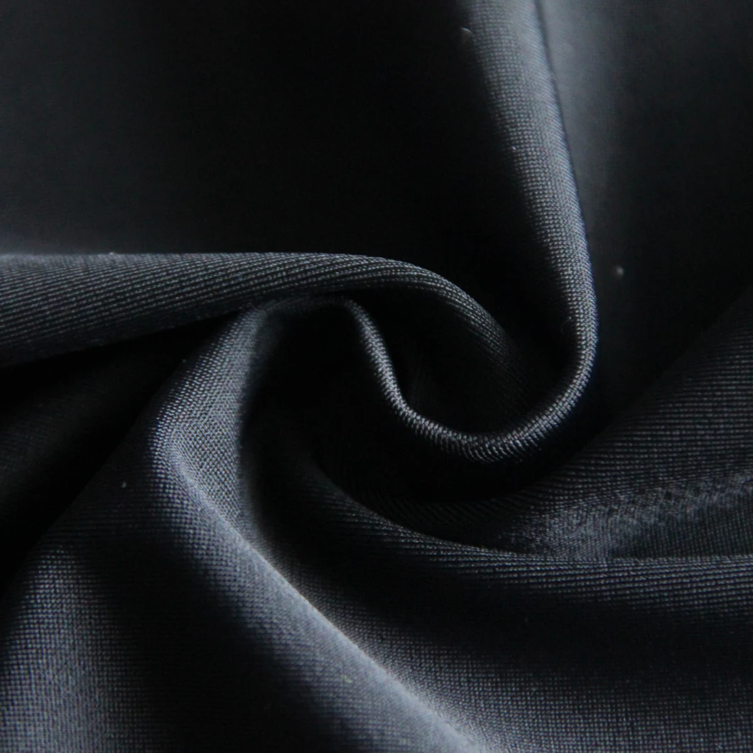 High Elastic Warp Knitted Fabric with 68%Nylon 32%Spandex Anti-Bacterial for Sportswear/Swimwear/Yoga Wear/Legging/Fitness