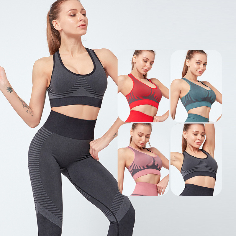 Aibort Wholesale Workout Clothing Seamless Gym Yoga Set Women (YG-2020114)
