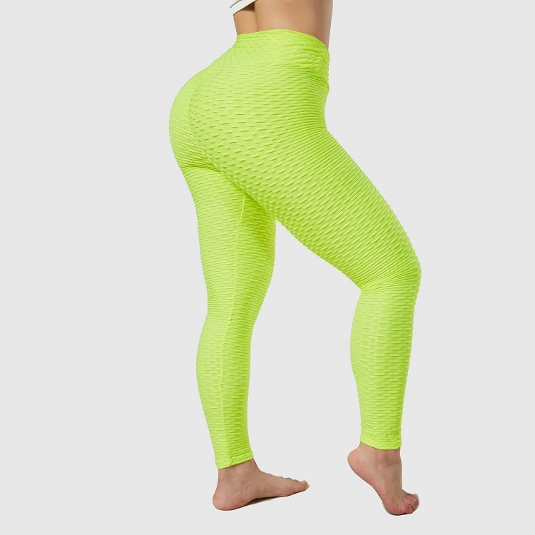 High Waist Workout Leggings Yoga Pants Tummy Control Workout Running Yoga Leggings 12 Colors