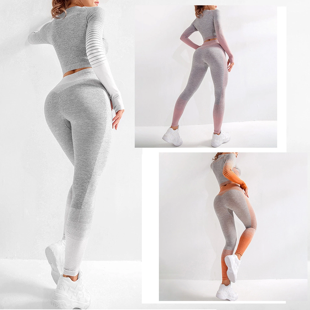 Yoga Sports Suit Gym Seamless Yoga Wear Sets Sports Workout Clothing Wears Gym Workout Sets Yoga Seamless Leggings Pants Top