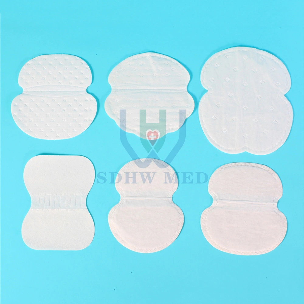 Comfortable Sweat Free Armpit Protection Disposable Absorbent Pads Underarm Sweat Pads
