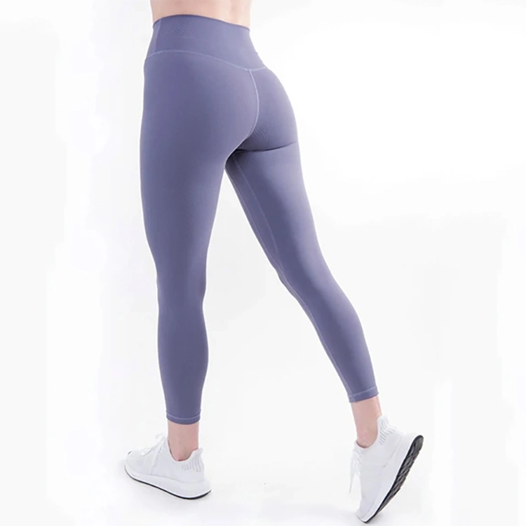 Custom Logo Ladies Exercise Gym Wear 4 Way Strechable Fitness Legging Womens Yoga Pants