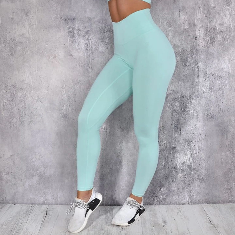 Hot Selling Custom Ladies Fitness Gear Lycra Compression Gym Leggings Organic Cotton Yoga Pants