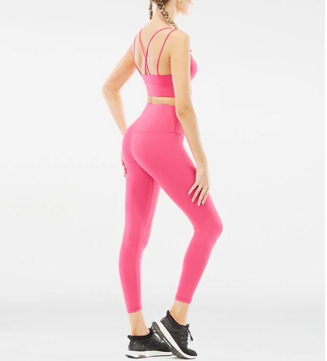 Gym Seamless Women Clothes Fitness Yoga Wear Pants Sports Bra Sets