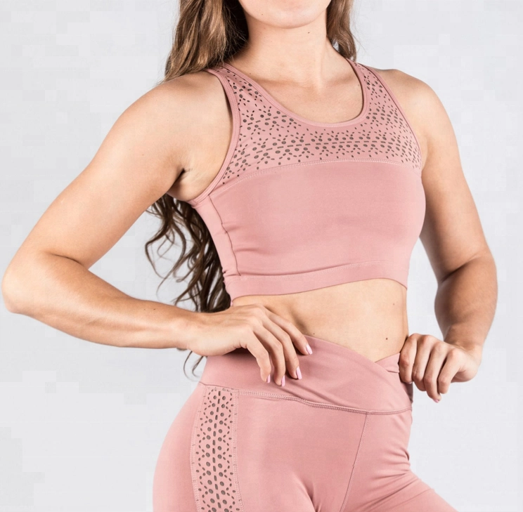 Rose Sport Top Sexy Women Yoga Bra Design Your Own Fitness Gym Bra