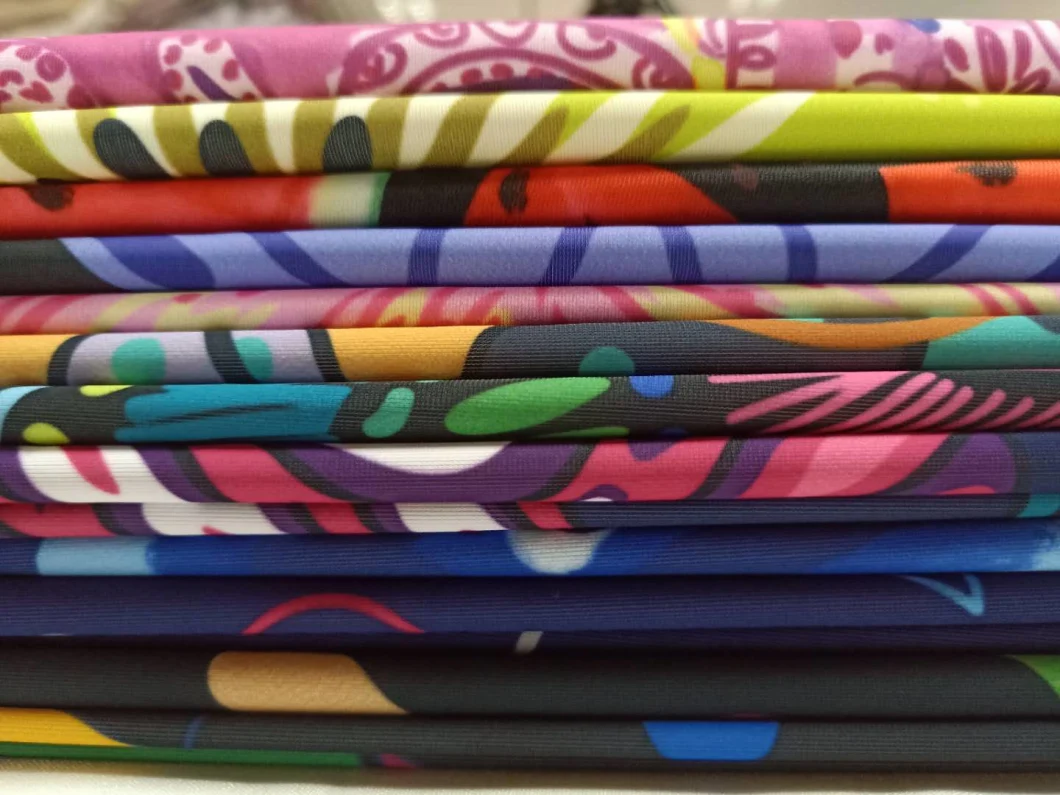 Top Quality Wholesale Digital Printing Nylon Lycra Spandex Fabric for Kids Beachwear