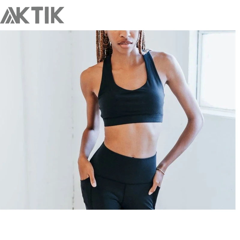 Wholesale Womens Gym Clothing Fitness Yoga Athletic Sports Bra Custom Logo Sports Bra Yoga Sports Bra