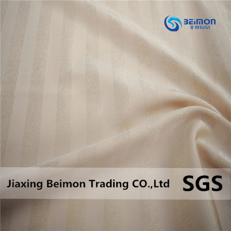 Shiny Stripe Nylon Spandex Fabric 180GSM for Swimwear/Sportwear