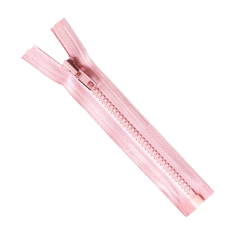 #8 Plastic Open End Pink Tape Pink Teeth Color Zipper