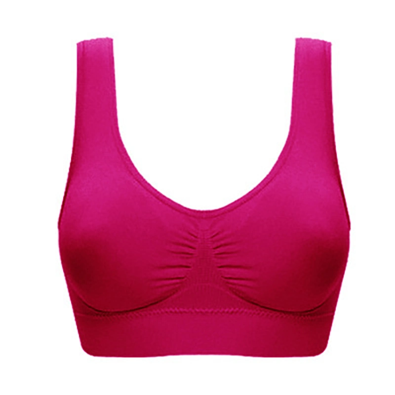 Ladies Double-Layer Sports Bra Comfortable Yoga Fitness Breastfeeding Plus Size Bra Sleep Underwear