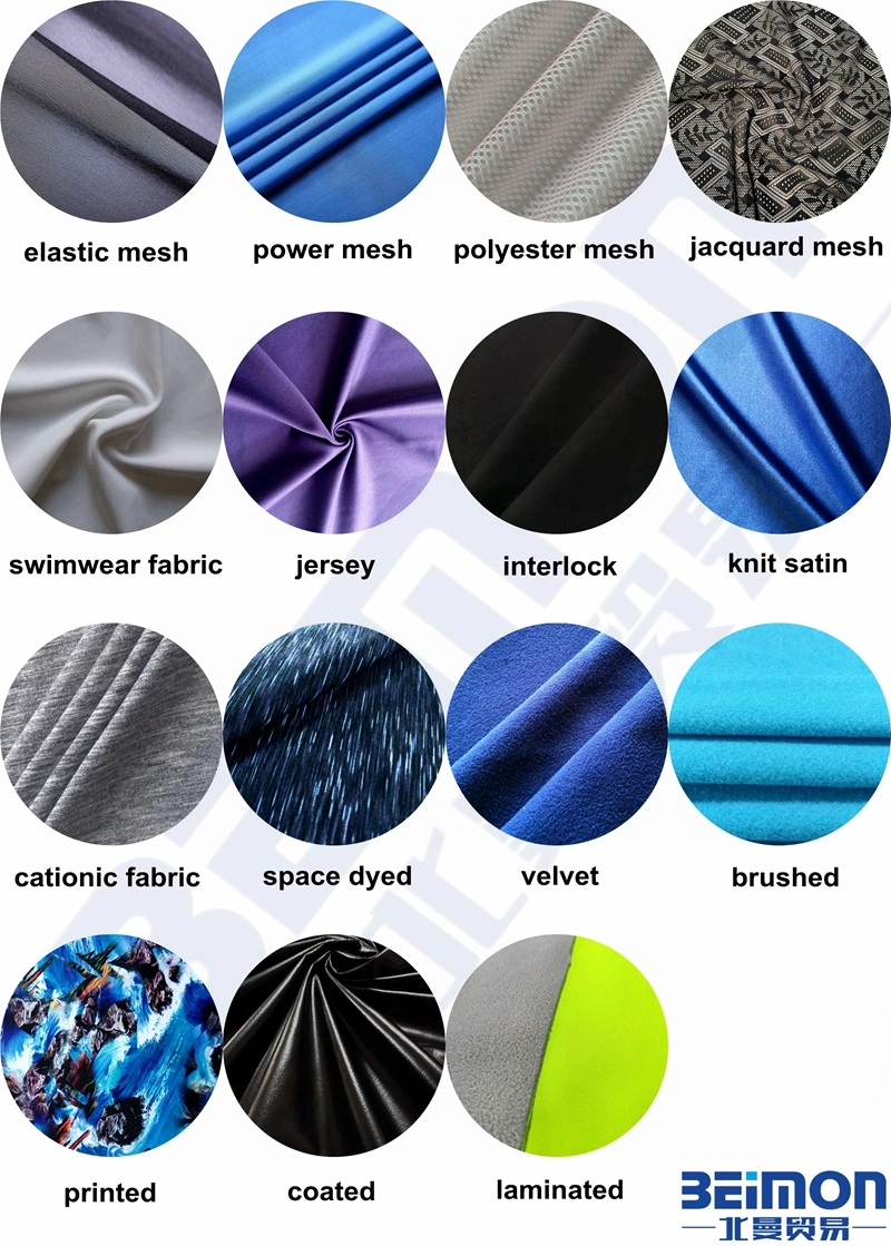 Shiny Stripe Nylon Spandex Fabric 180GSM for Swimwear/Sportwear
