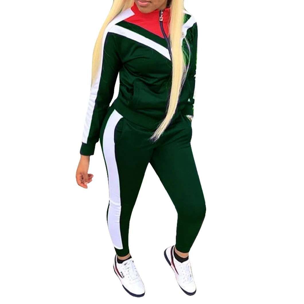 Aibort Custom Woman Plus Size Jogger Fall Tracksuit Jogging Suit