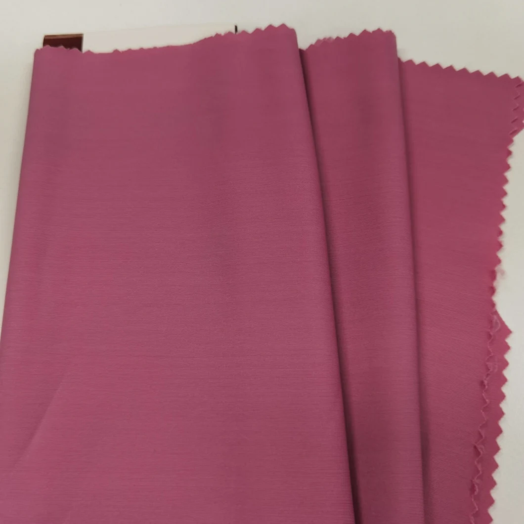 Double Knitted Fabric Polyester Spandex Warp Knitting Sem-Dull Fabrics for Garment Cloth Material Fabric