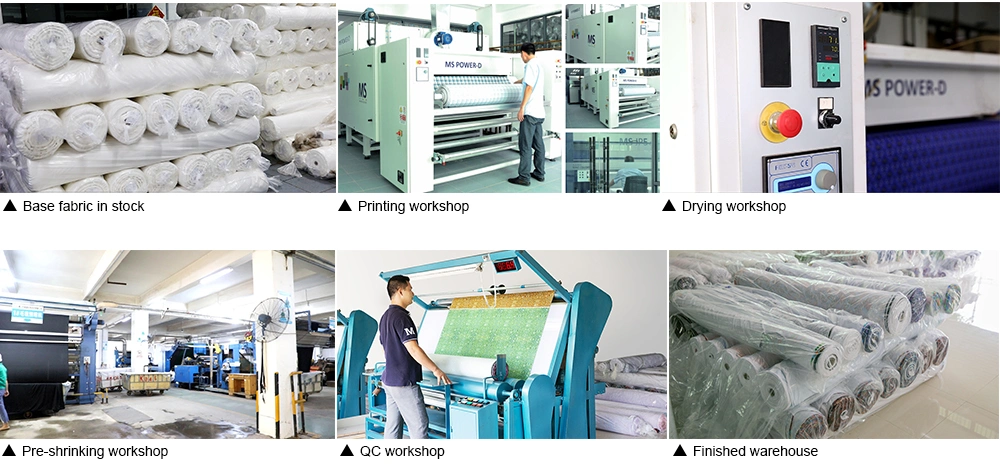 Low MOQ Custom Digital Printing on 95% Cotton 5% Elastane Fabric
