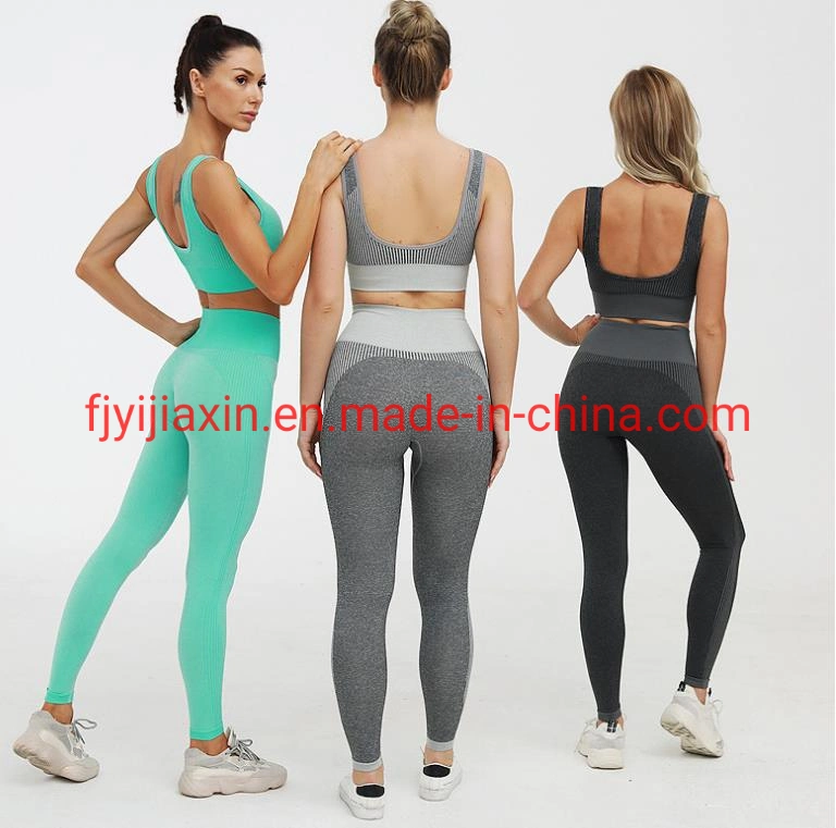 Sports Fitness Suit Seamless Leggings Sports Bra Yoga Set Sportswear