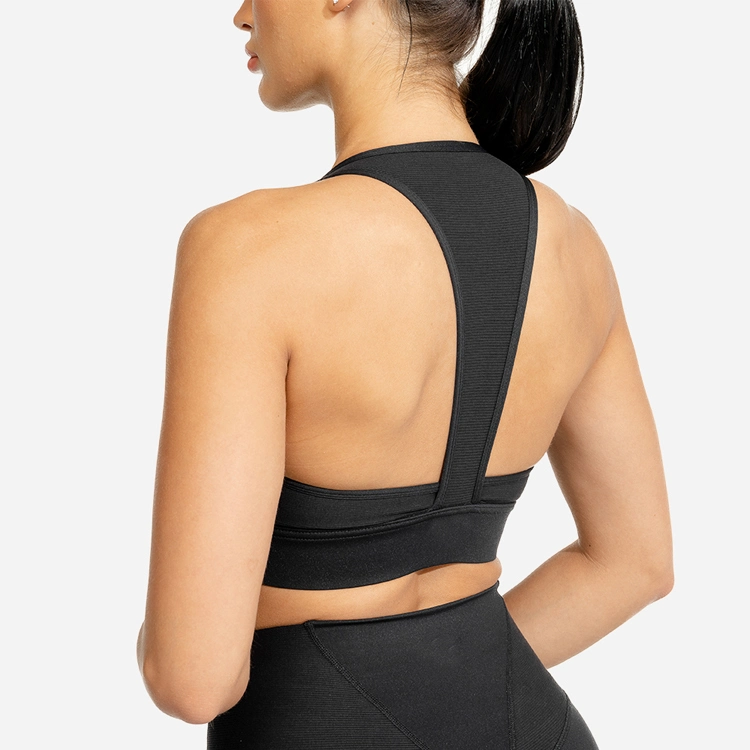 Custom Nylon Spandex Fabric Breathable Women Fitness Yoga Tracksuit