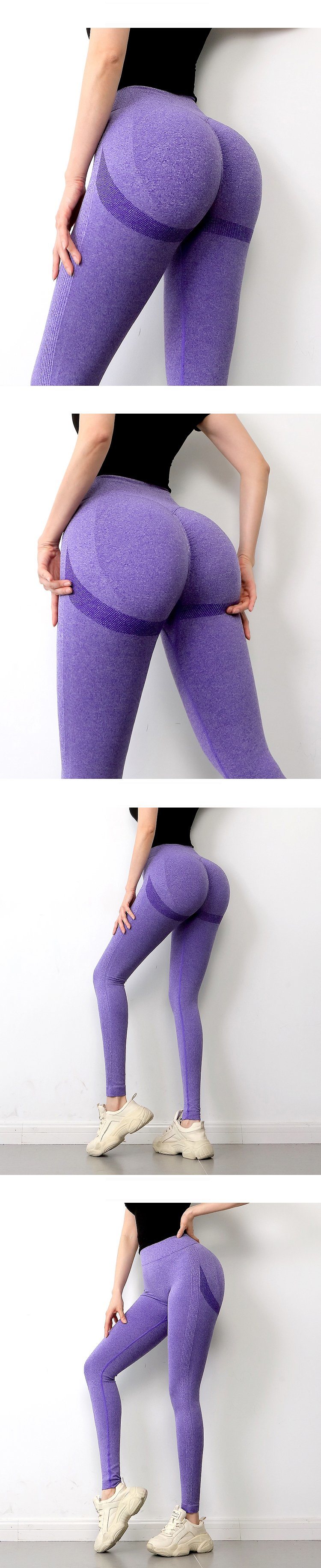 Wholesale Fitness Wear Workout Sports Clothing Yoga Pants High Waist Scrunch Gym Leggings