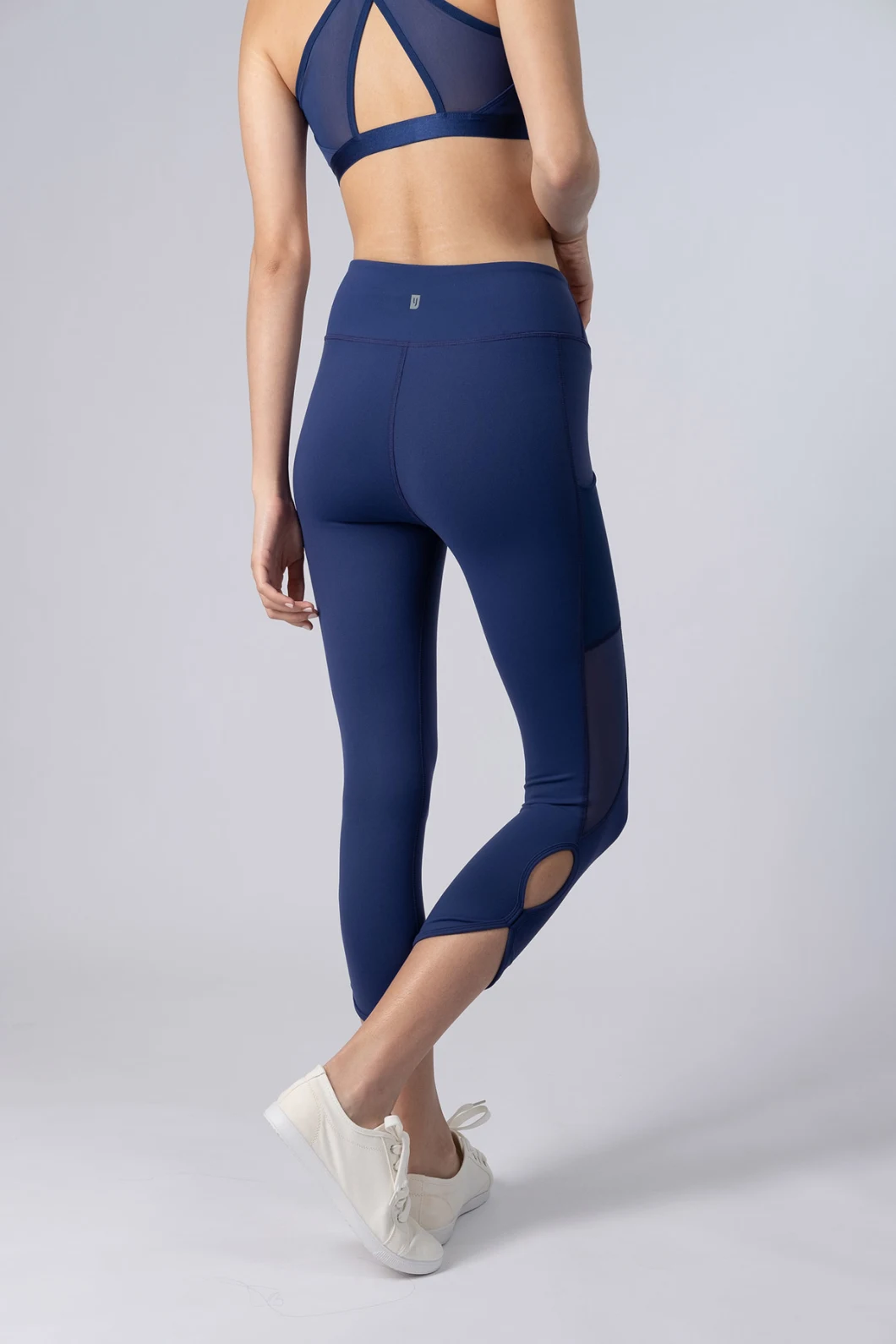Custom Fitness New Design Women Workout Clothing Gym Tights Capri Yoga Leggings