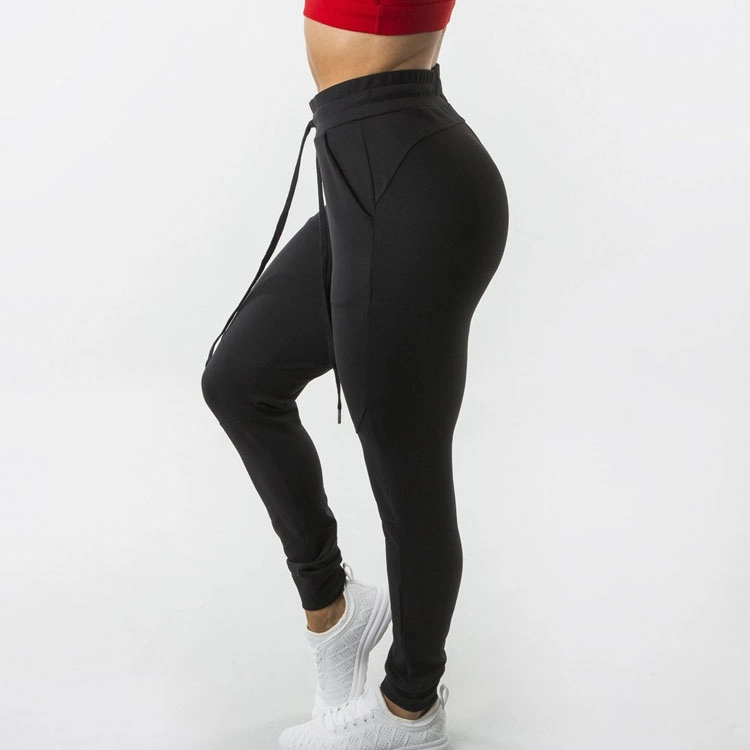 Custom Ladies Sweat Pants Oversize Running Cargo Jogger Pants Women Black Sports Joggers Sweatpants for Women