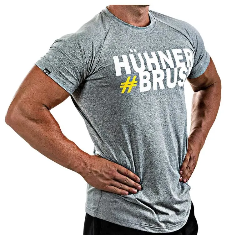 Hot Workout Custom Breathable Performance T Shirts Mens Compression Workout Gym T Shirts