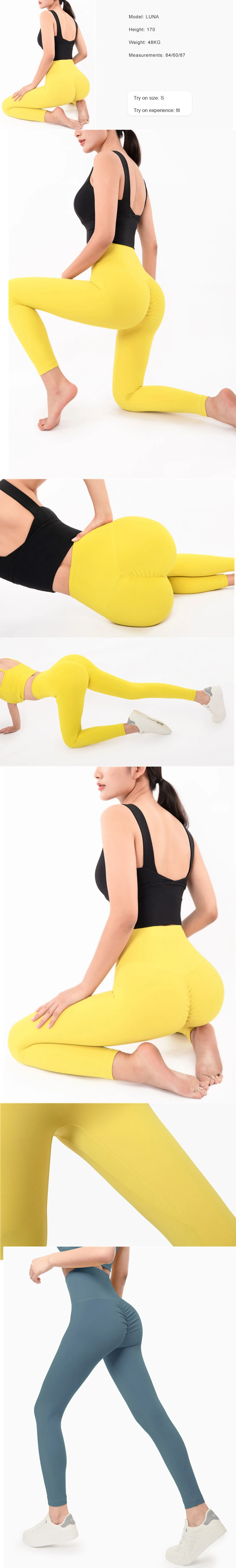 Butterfly Booty Scrunch Bum Scrunch Women Leggings High Rise Shape Front Fitness Leggings Yoga Pants