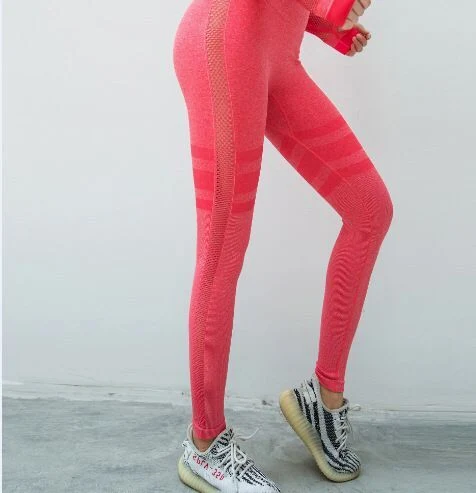 Women Seamless Leggings Sports Pants High Waist Leggings Running Fitness Pants Sexy Trousers