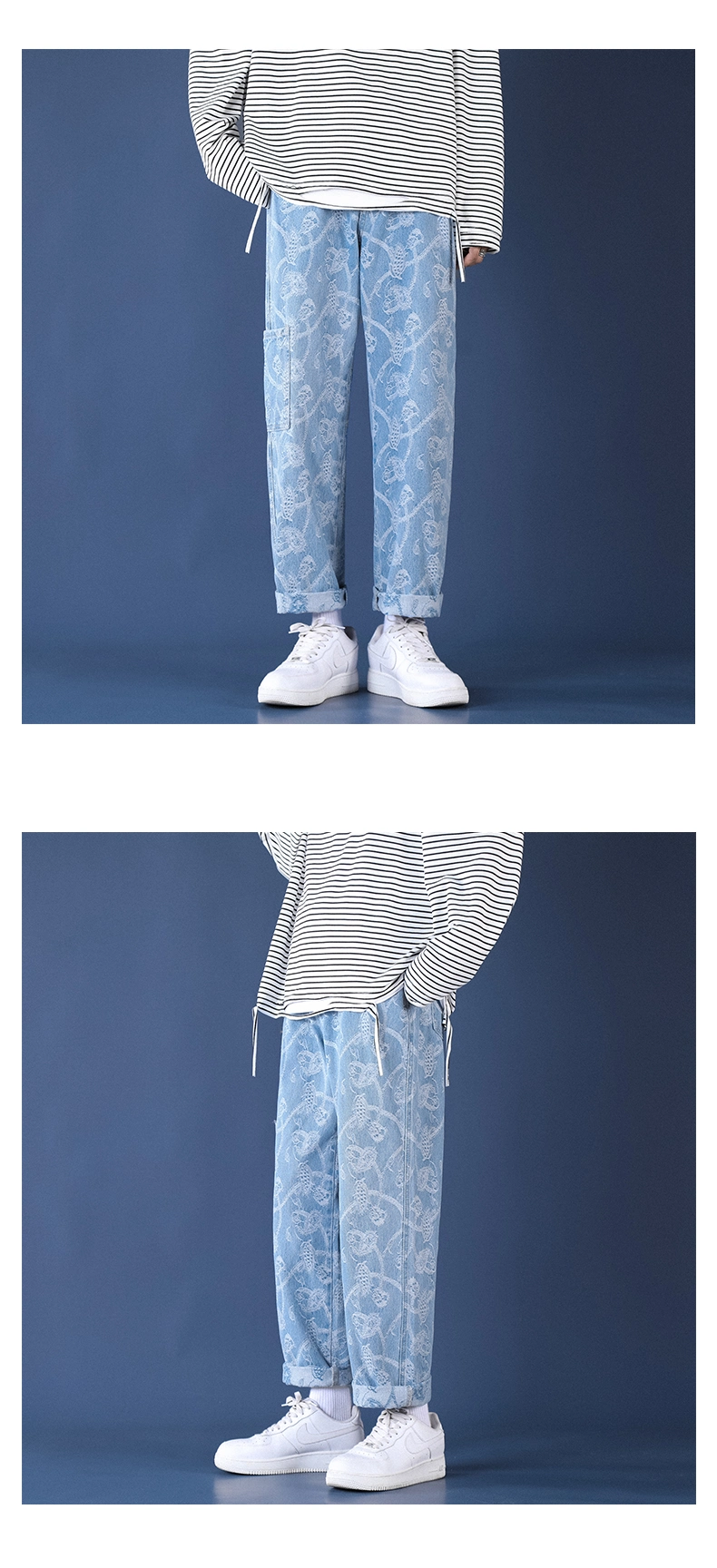 Wide Leg Jeans Spring/Fall 2021 Straight Pants for Women