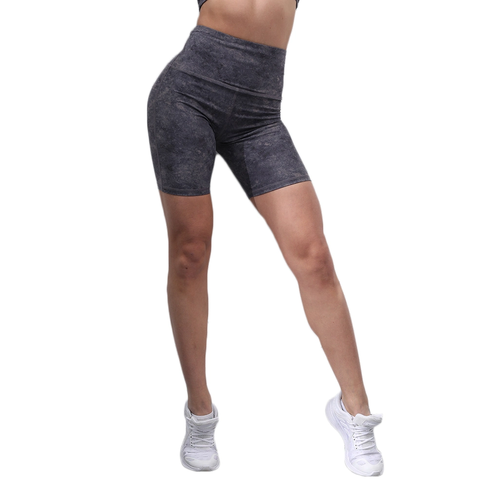 Custom Print Tummy Control Workout Tight Seamless High Waisted Ladies Yoga Shorts