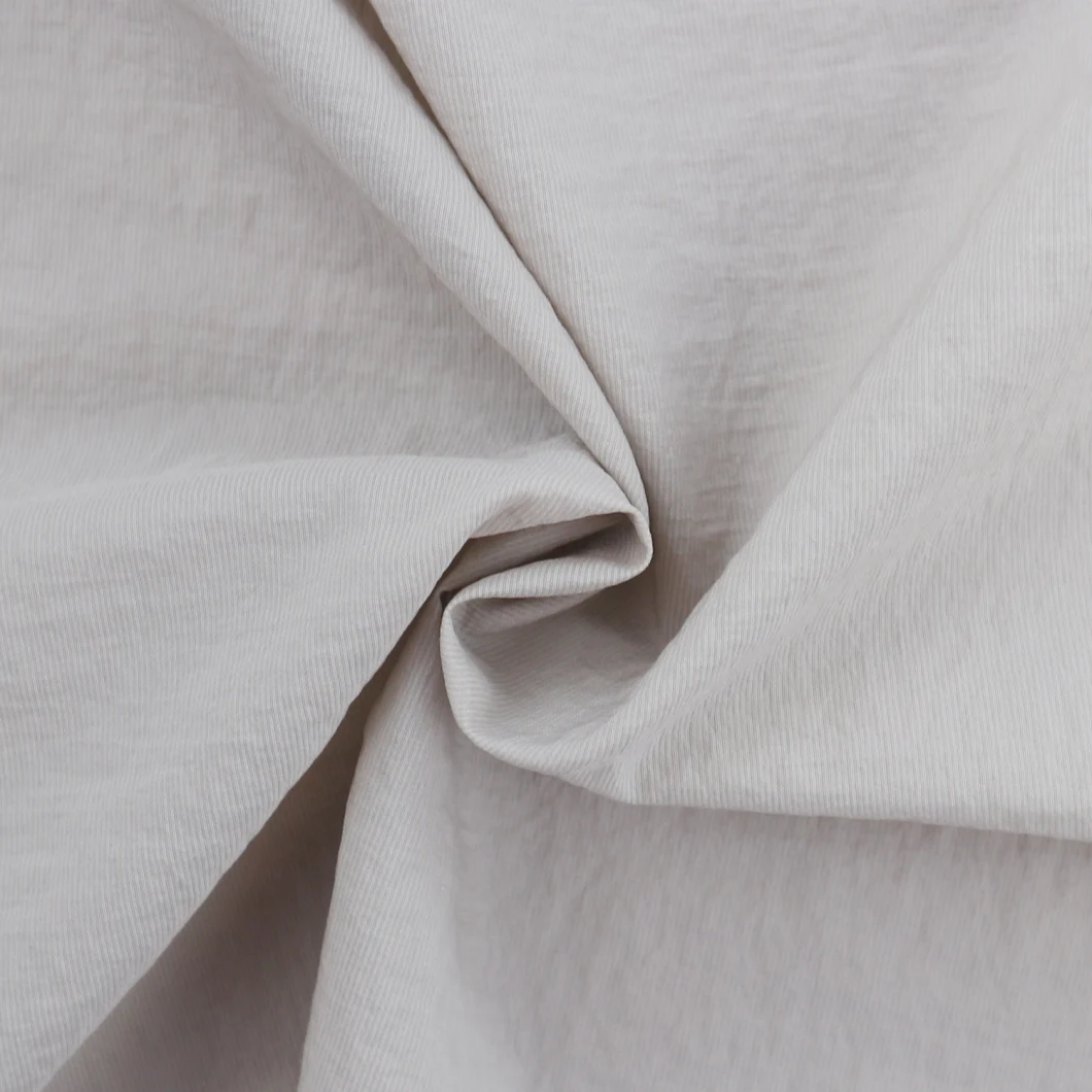 100%Nylon Fabric Pd+Wrinkle Thin Soft Fabric Downproof Fabric
