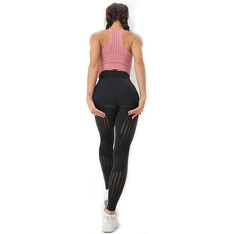 Stylish High-Waisted Gym Workout Running Training Leggings Women Sports Wear