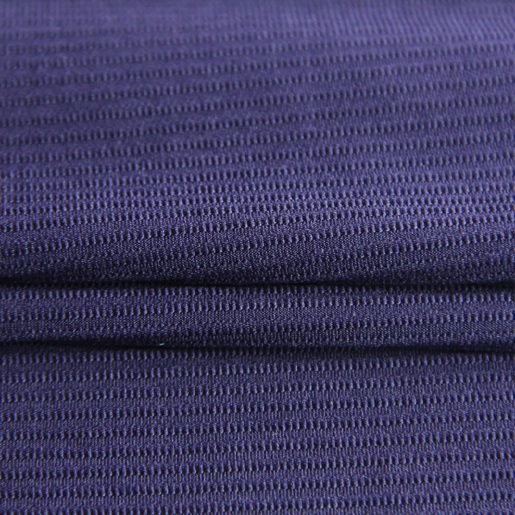 245GSM Polyester and Spandex/Lycra Knitted Fabric with Jacquard for Garment