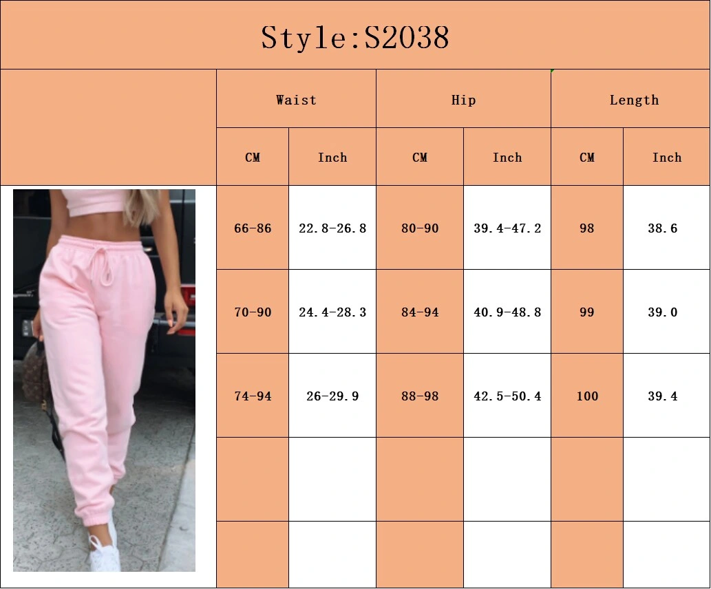 Slanna Women Plus Size High Waist Streetwear Casual Loose Wide Leg Joggers Sweatpants