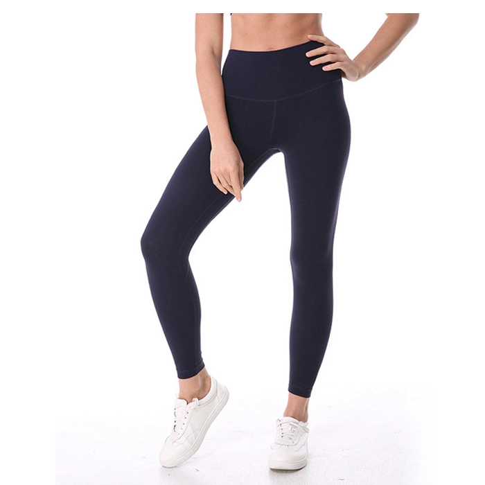 High Waist Gym Workout Naked-Feels 2 Piece Sports Clothing Yoga Leggings Set