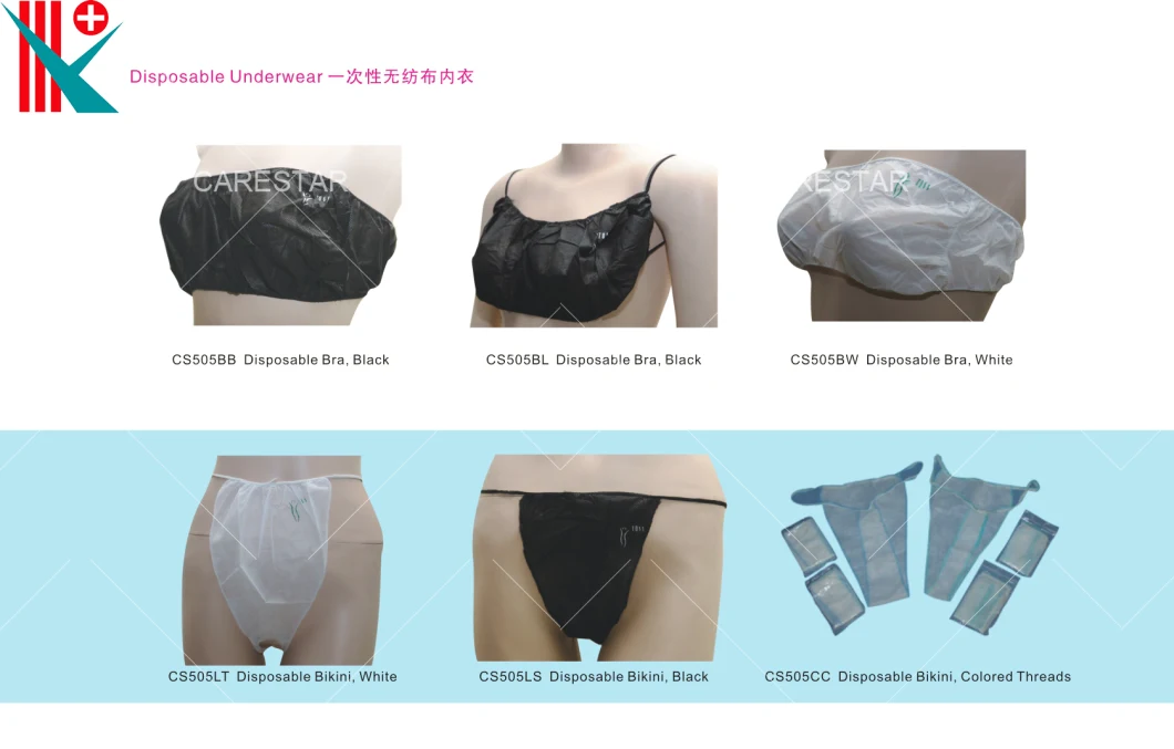 Salon Use Disposable Non Woven Bra Beautiful Bra Sexy Bra Design Disposable Bra, Disposable Nonwoven Bra