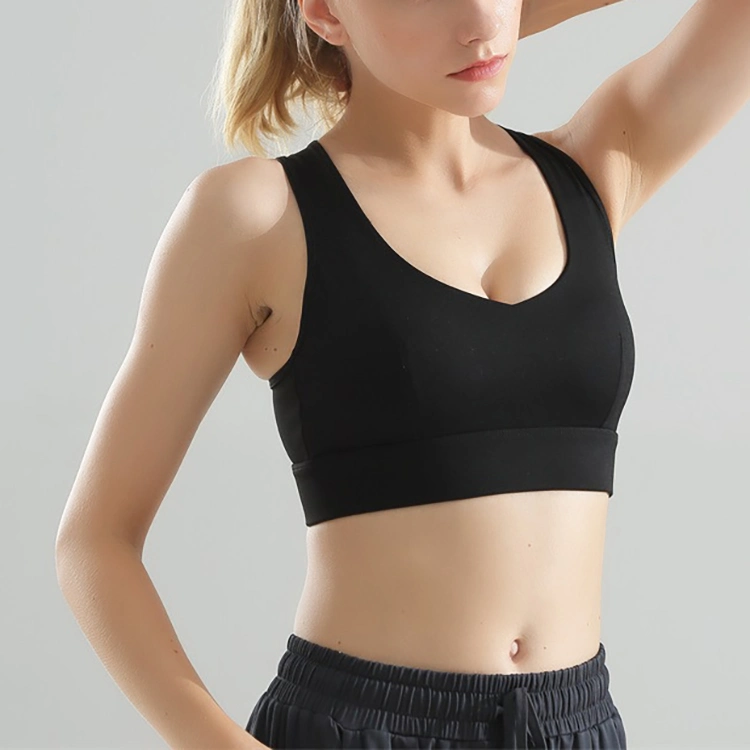 Hot Sale Fitness Sweat Breathable Running Dance Flexible Underwear Sport Yoga Bra