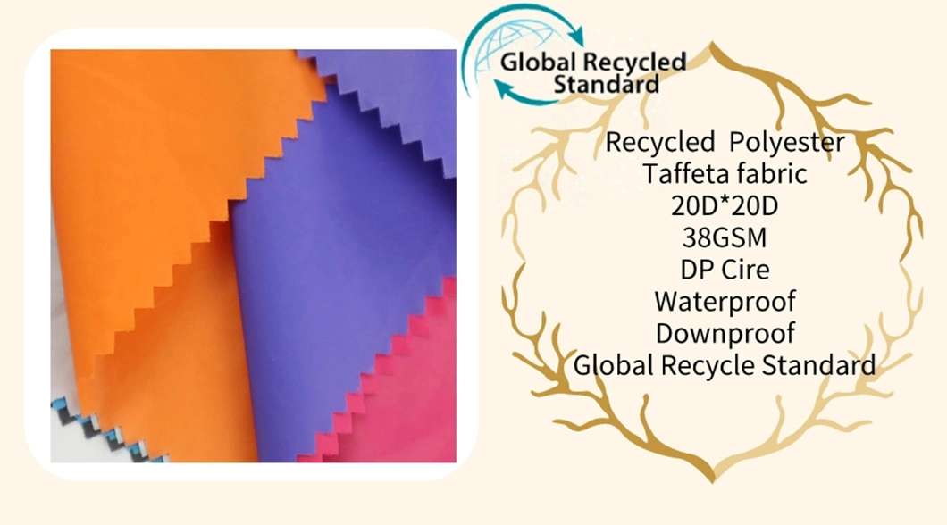 China Wholesale Recycled Polyester Elastane Tr Fabric with High Quality