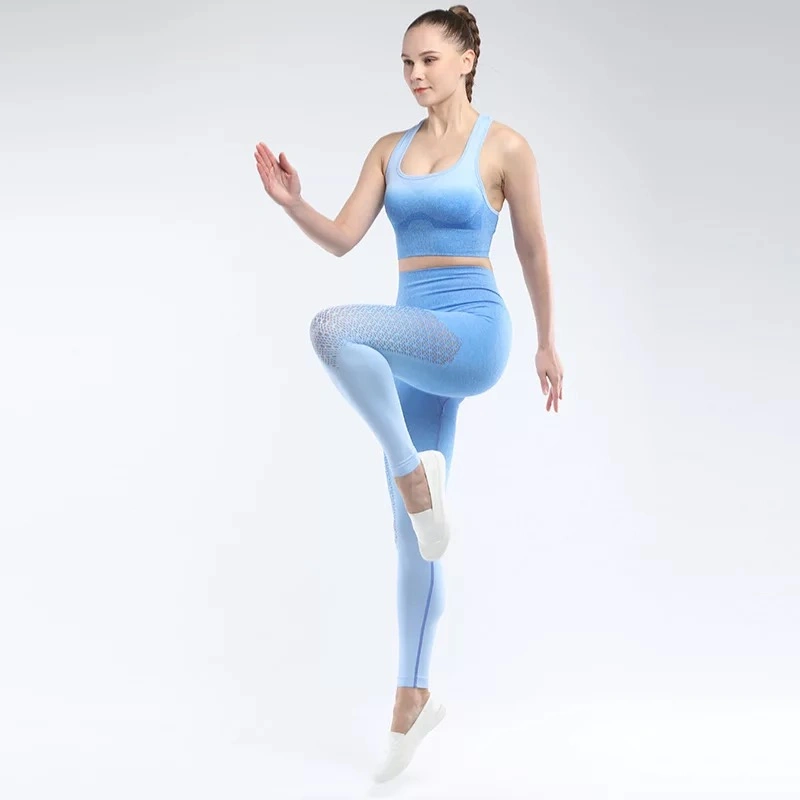 New Hot Sell Yoga Clothing Fashion Women Sports Wear Gym Set Leggings Yoga Set for Women