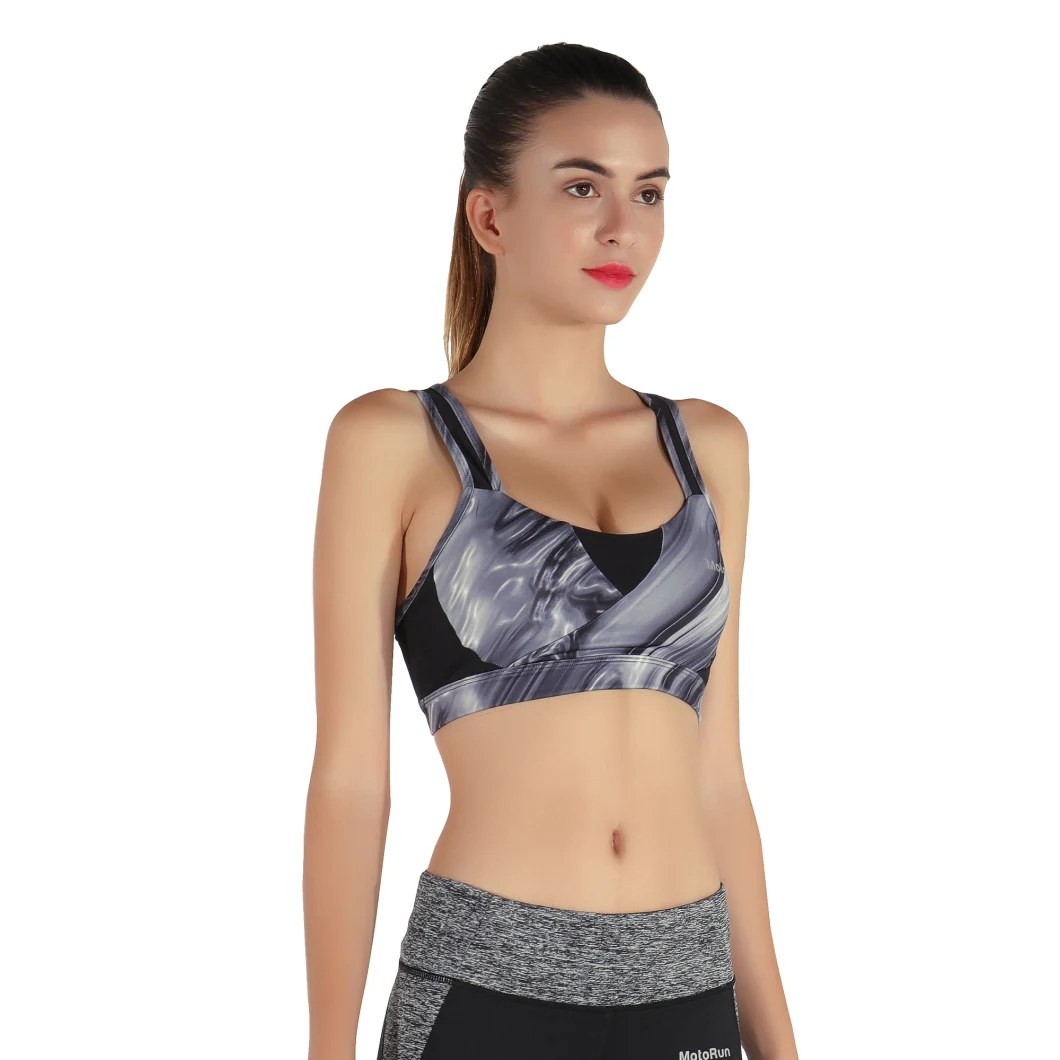 2020 New Model Woman Fitness Yoga Wear Custom Print Athletic Wear Fitness Sports Bra Fitness Wear