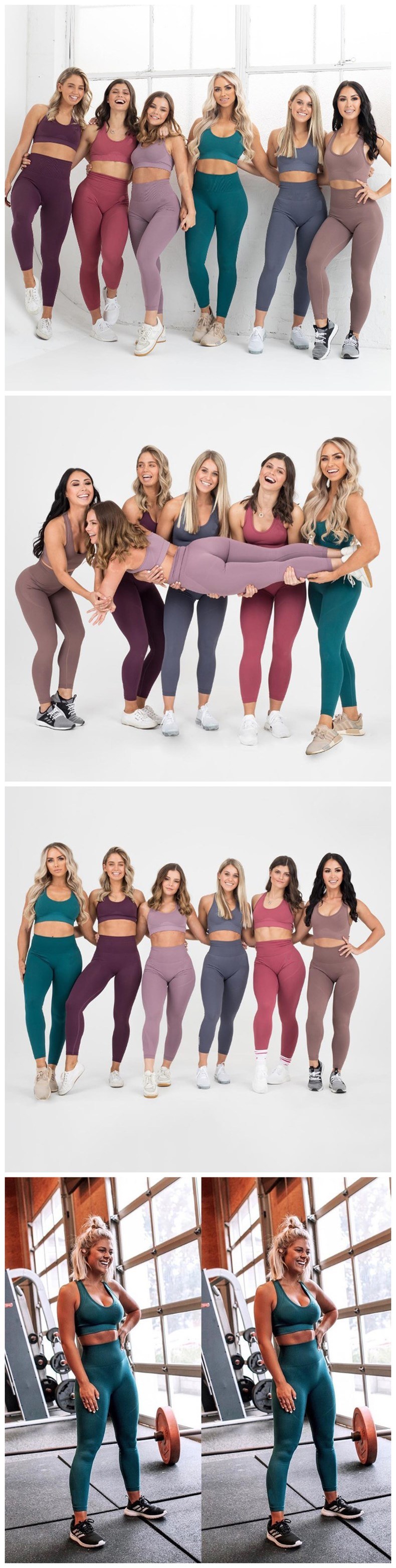 Women Sports Fitness Clothing Casual Sport Wear 2 Piece Workout Set Women Seamless Gym Yoga Wear