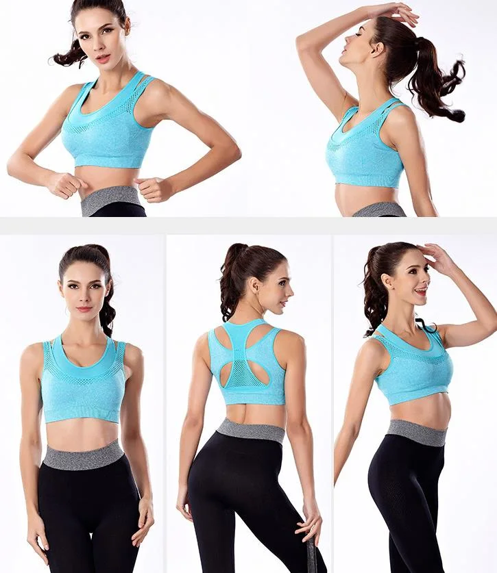 Women's Clothes Sport Bra Tops Yoga Top Seamless Gym Clothing Fitness Yoga Wear