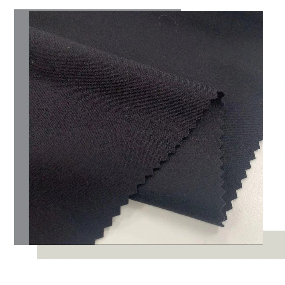 Skin Friendly High Stretch Fabric Home Textile Garments Cloth Fabric 85 Polyester 15 Spandex Napping 4 Way Stretch Fabric