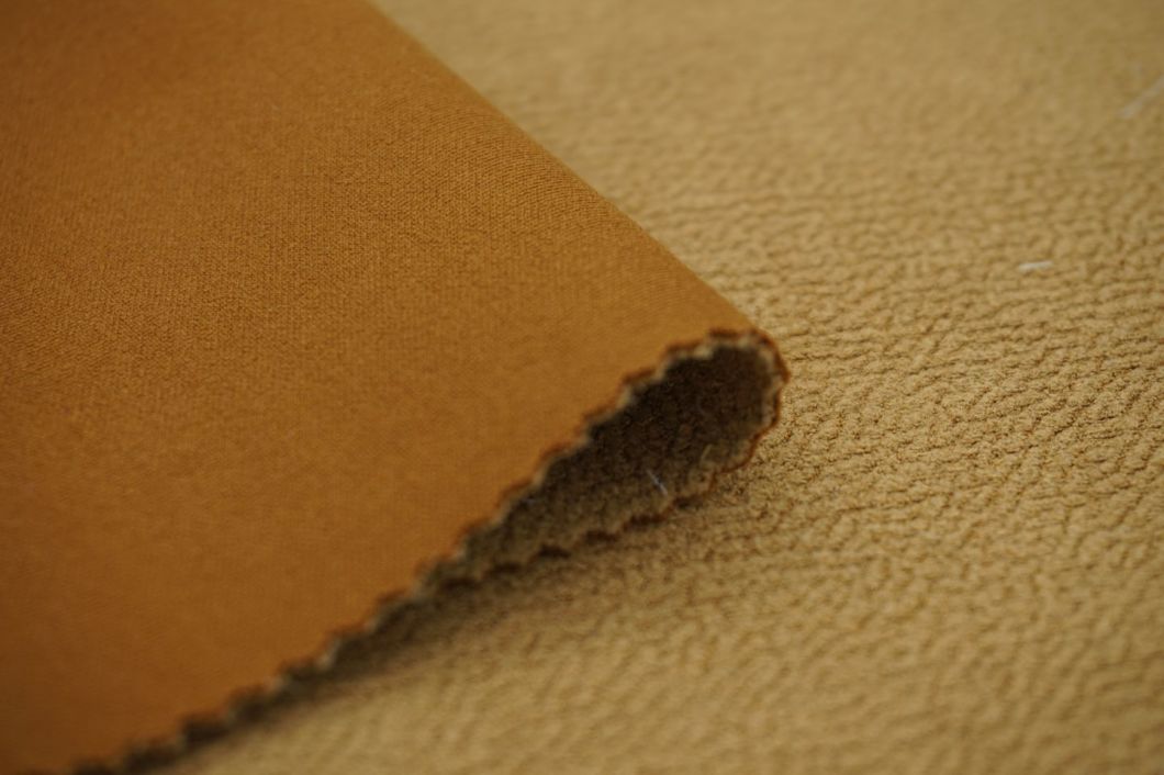 Garment Fabric Four Way Spandex Elephant Skin Suede Fabric 92%Polyester 8%Spandex