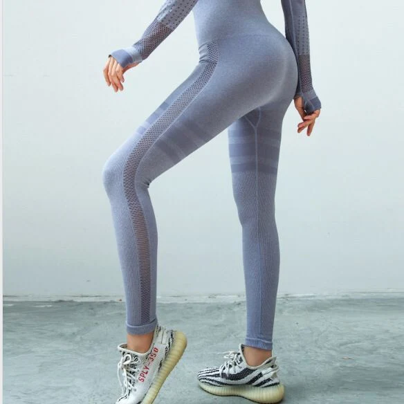 Women Seamless Leggings Sports Pants High Waist Leggings Running Fitness Pants Sexy Trousers