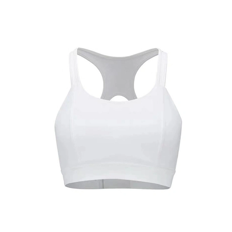 New High Strength Sports Underwear Fitness Running Exercise Yoga Top with Breasted Design Bra