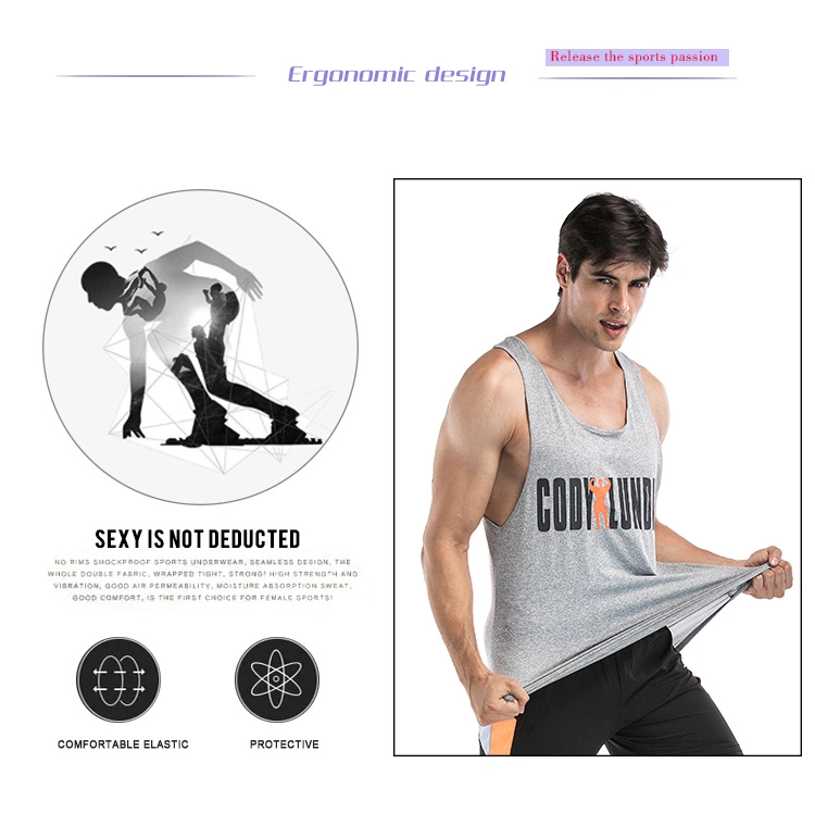 Cody Lundin Custom Cotton Stringer Gym Vest Fitness Singlet Workout Muscle Bodybuilding Mens Tank Top