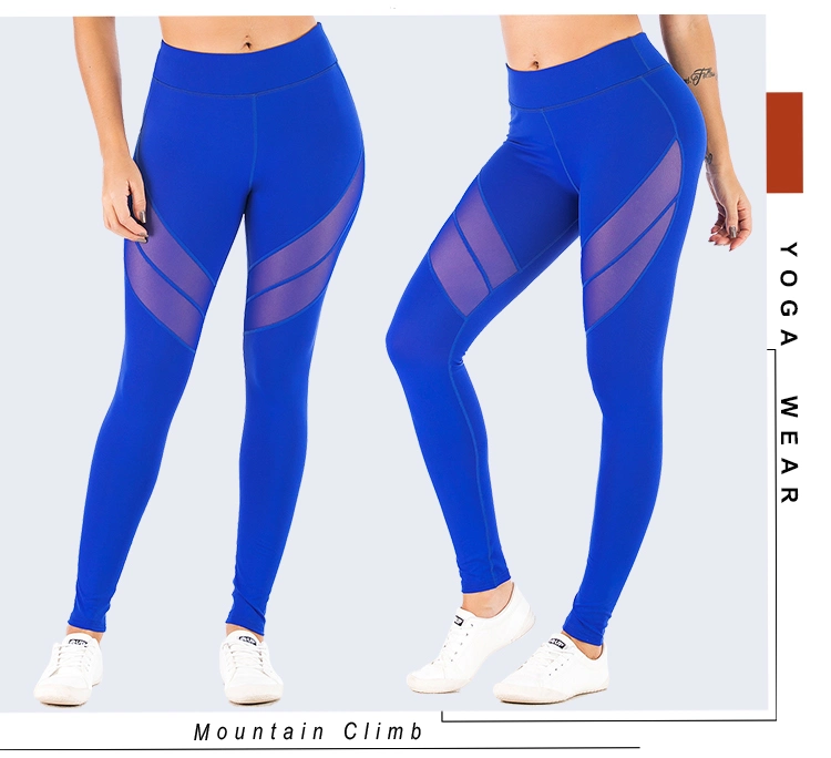 Wholesale Compression Mesh Leggings Sport Yoga Wear Women's Gym Leggings