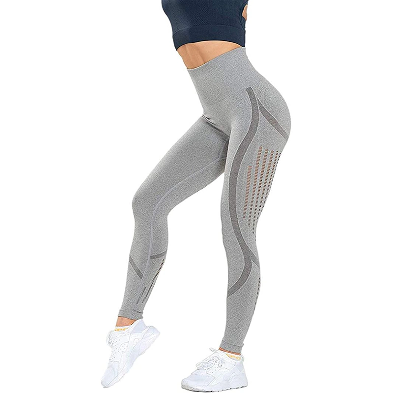 Stylish High-Waisted Gym Workout Running Training Leggings Women Sports Wear