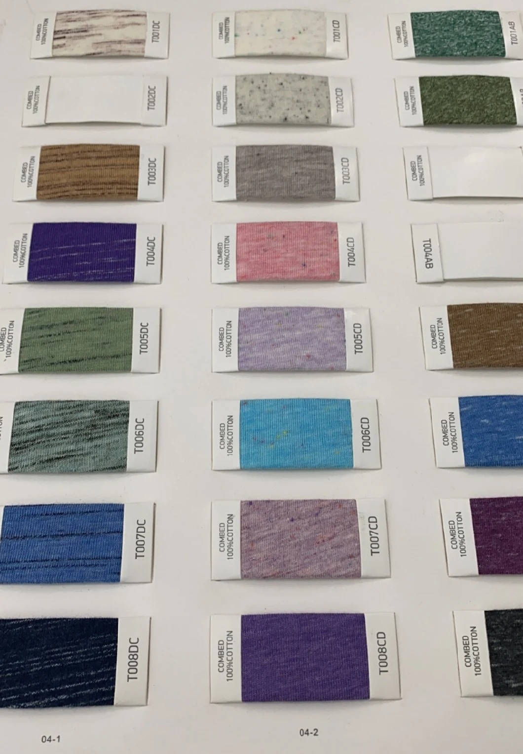 Melanged Marl Grey Bamboo Fiber Single Jersey, Popular Knitting Fabrics