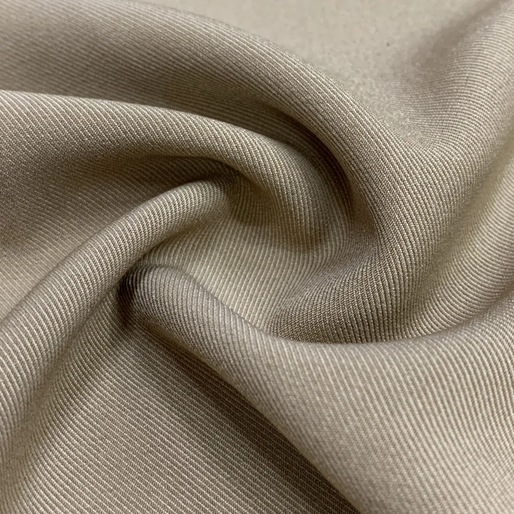 350GSM 92%Polyester 8%Spandex Twill Double Weave Elastane Fabric with Soft Handfeel