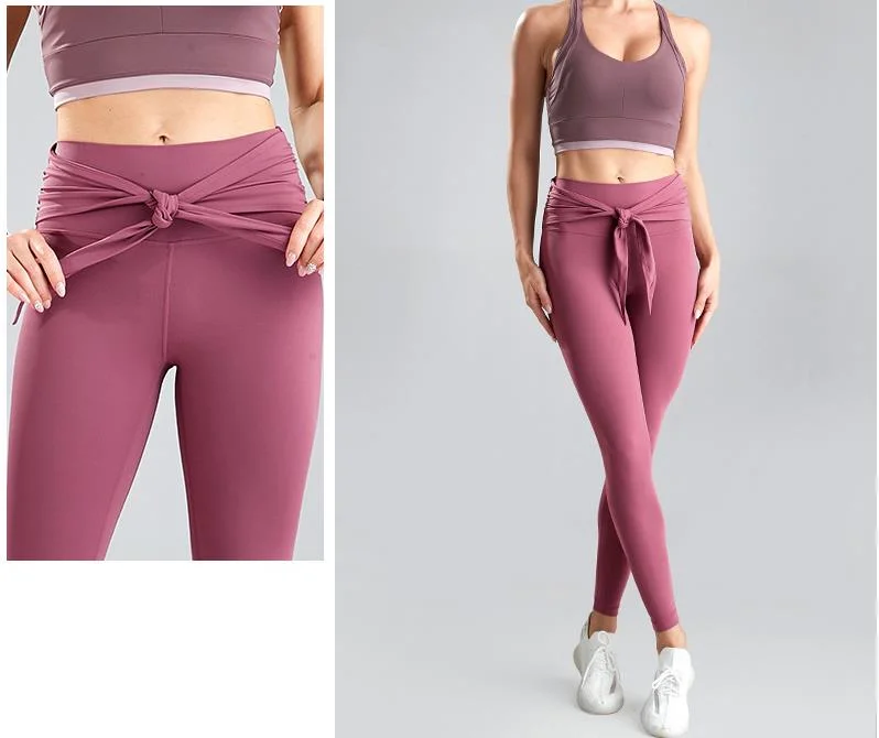 2021 Fashion Design Women Yoga Legging High Waist Control Workout Yoga Pants